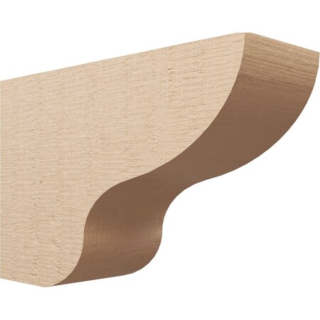 12in. W X 36in. D X 24in. H Series 3 Greensboro Rough Cedar Woodgrain TimberThane Corbel, Primed Tan